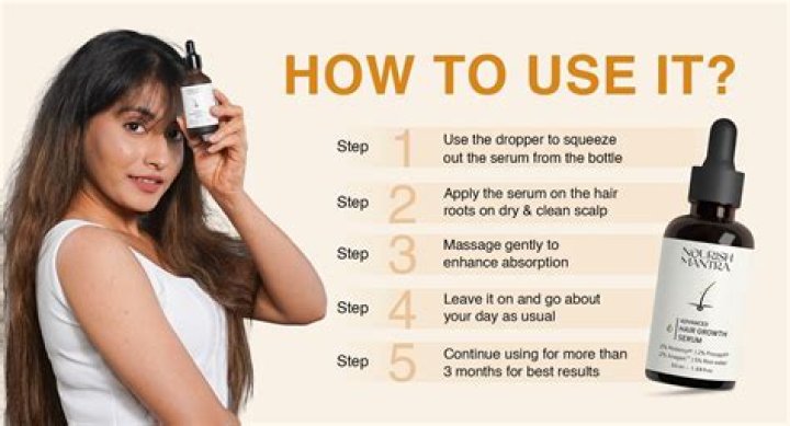 How to use hair growth serum?