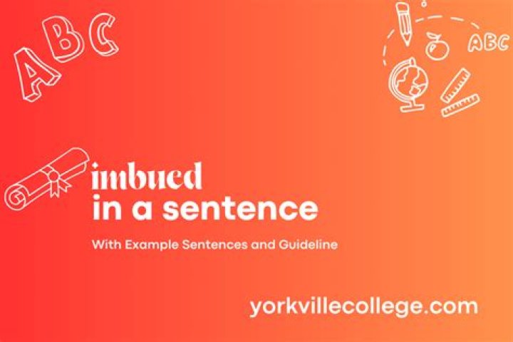 How to use imbued in a sentence?