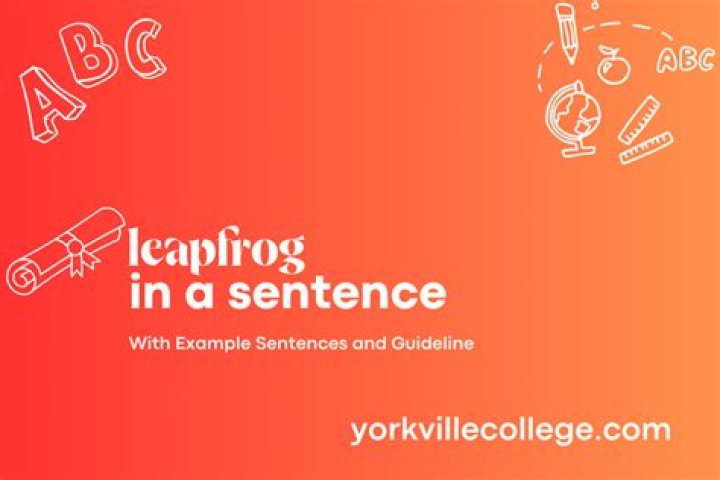 How to use leapfrog in a sentence?