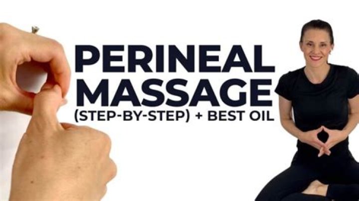 How to use perineal massage oil?