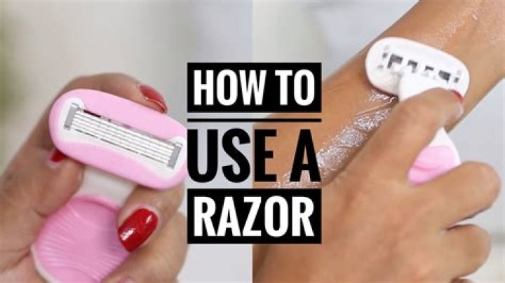How to use razor to shave?
