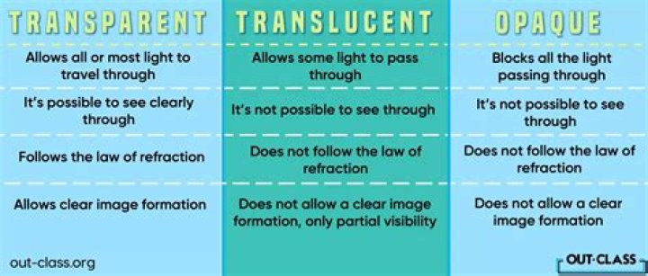 How to use translucent in a sentence?