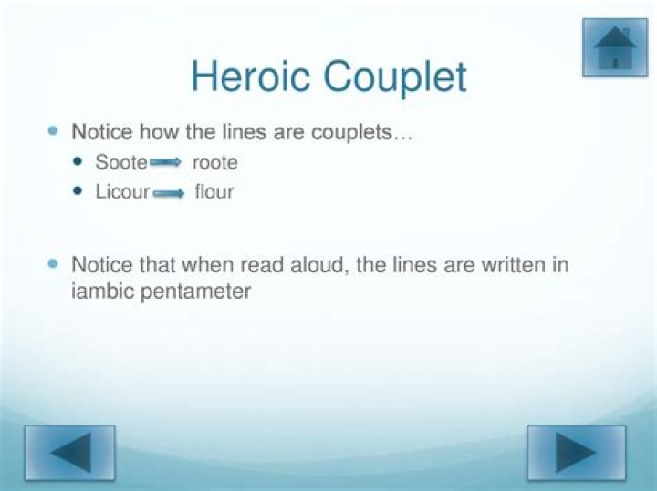 How to write a heroic couplet?