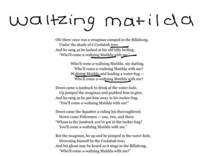 How was waltzing matilda made?
