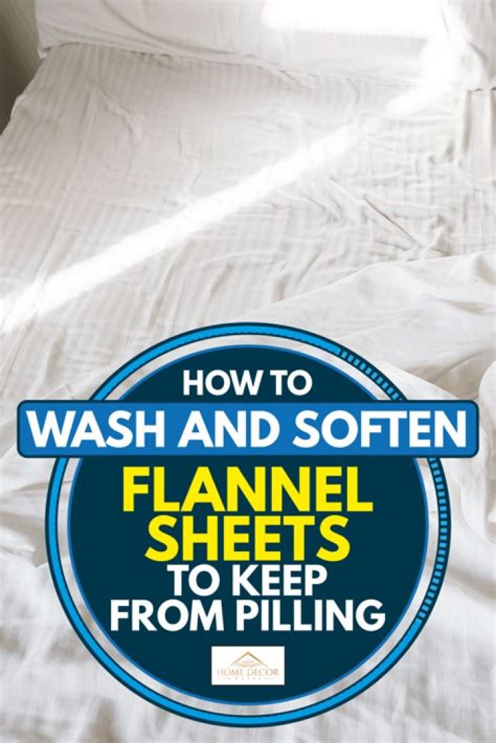 How wash flannel sheets?