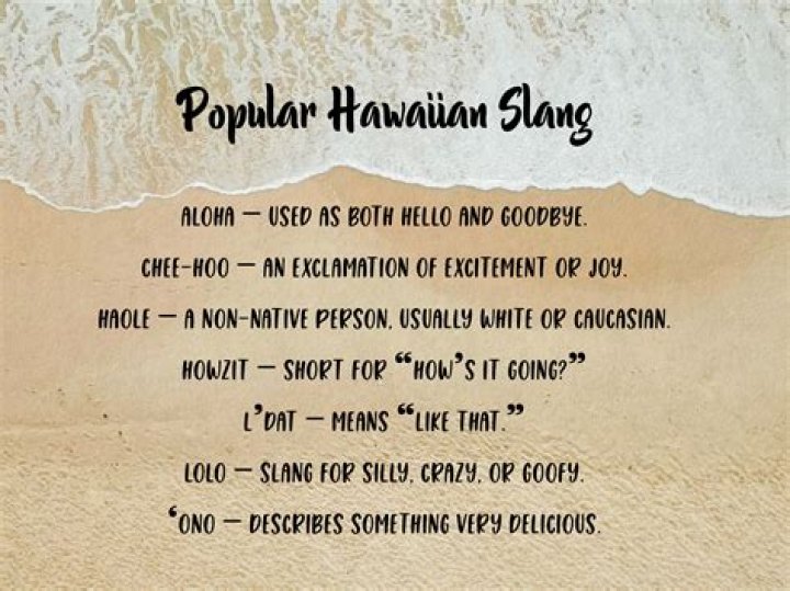 How's it hawaiian slang?