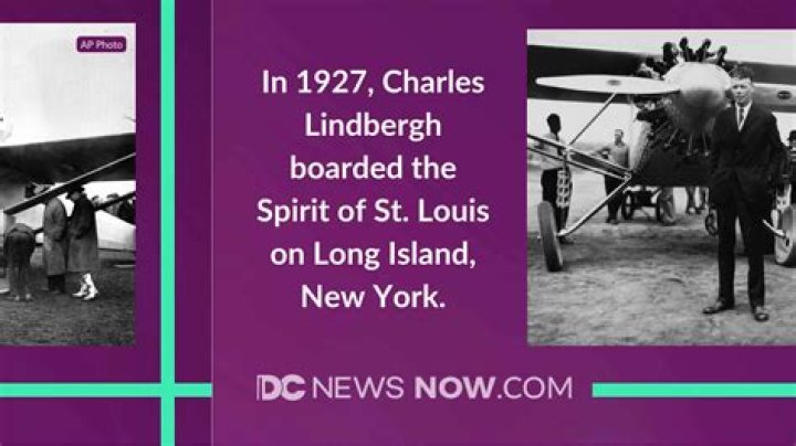 In 1927 charles lindbergh?