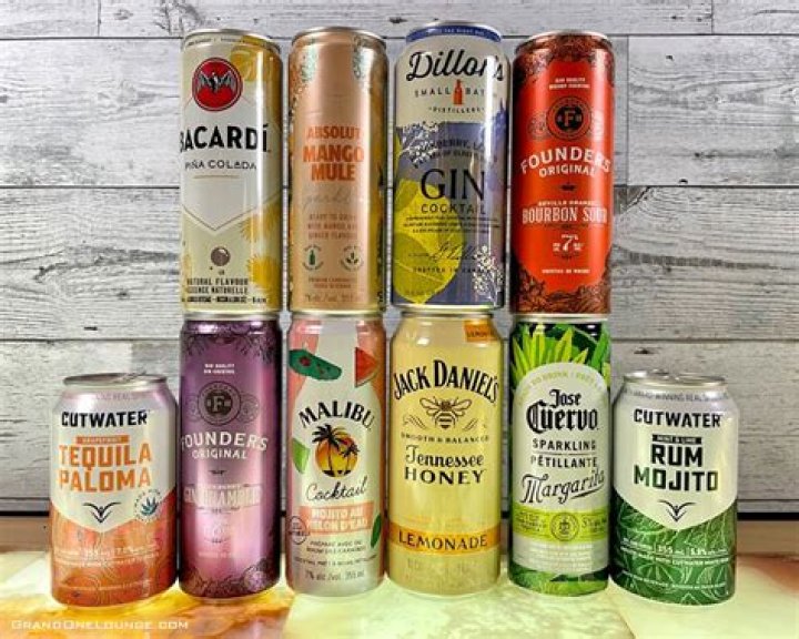 In a can cocktails?