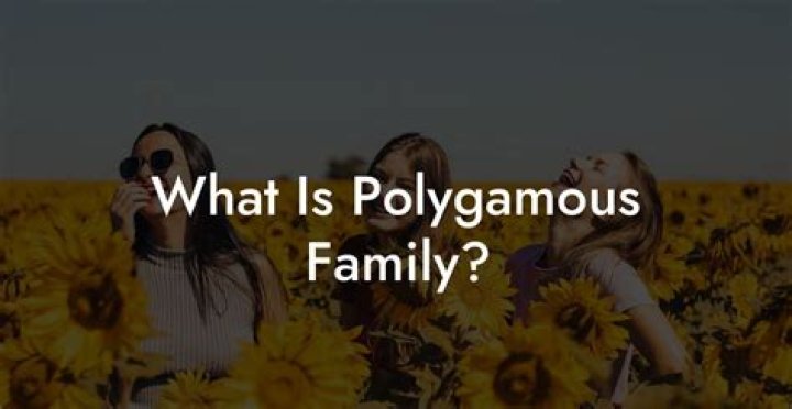 In a polygamous family?