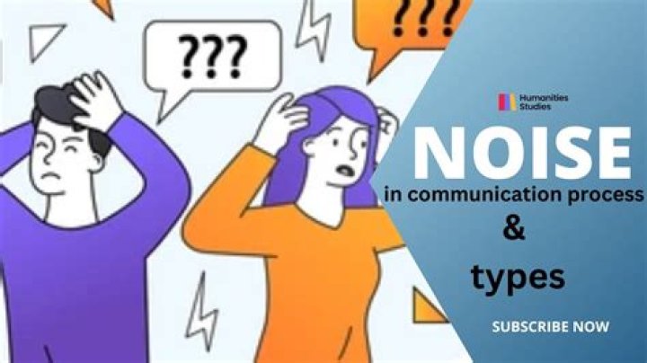 In communication what is noise?