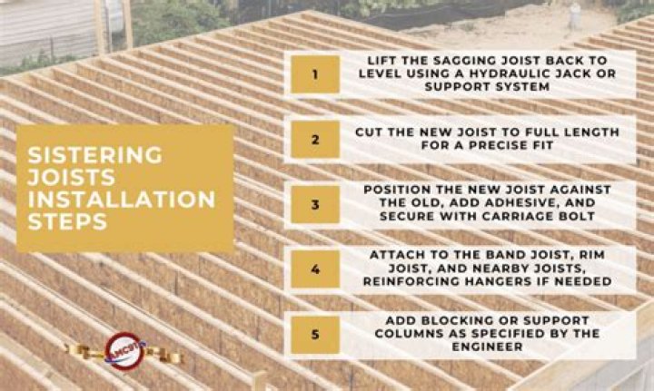 In construction what is a sistering?