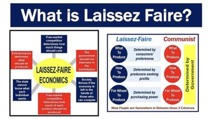In economics what does laissez-faire mean?