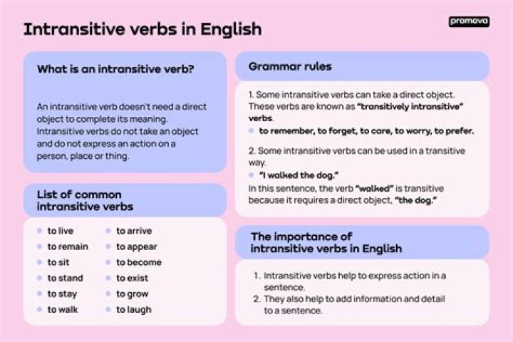 In english intransitive verb?
