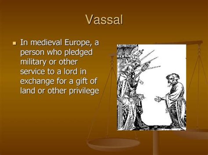 In feudal europe a vassal was a man who?