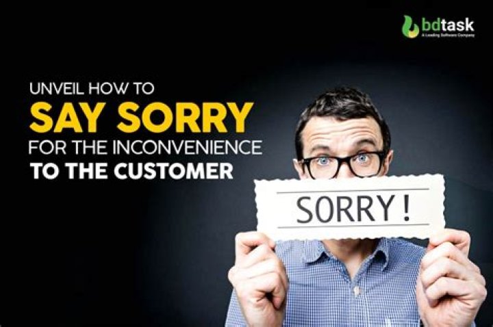In inconvenience caused meaning?