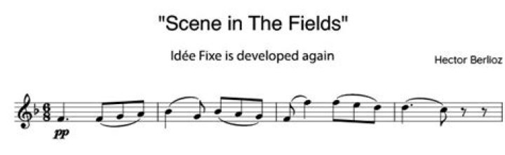 In music what is idee fixe?