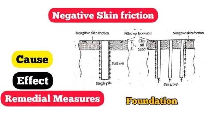 In negative skin friction?