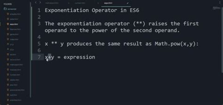 In python is the exponentiation operator?