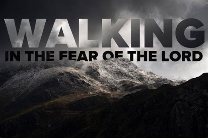 In the fear of the lord?