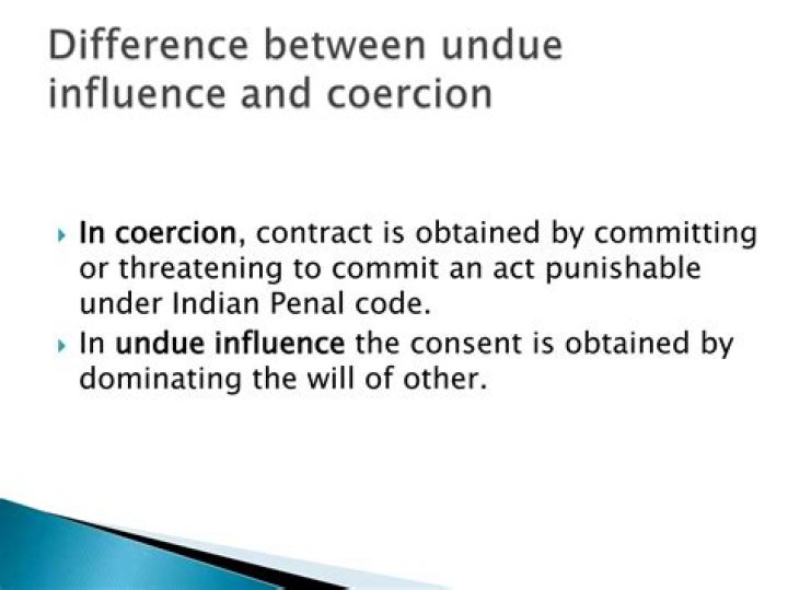 In undue influence the consent is obtained by?