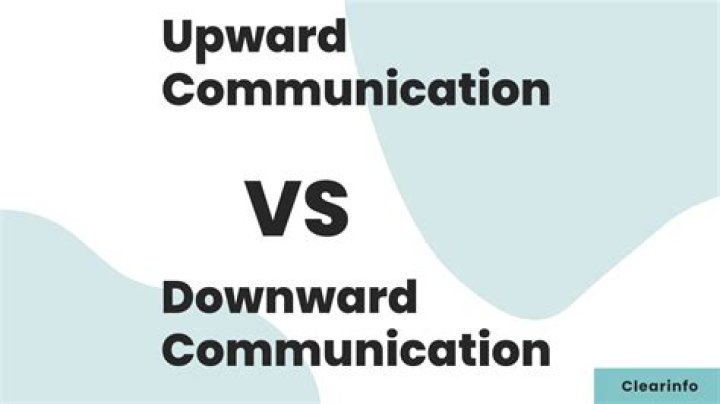 In upward communication definition?
