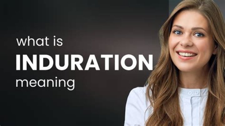 Induration in a sentence?