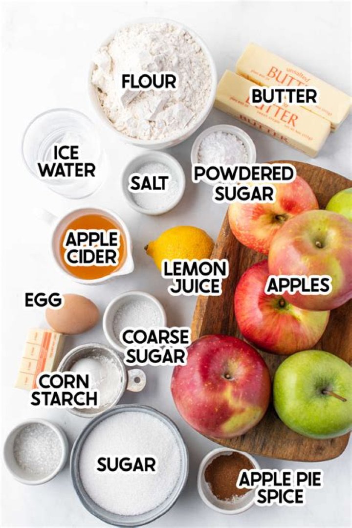 Ingredients in apple pie?