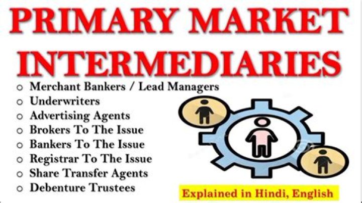 Intermediaries in primary market?