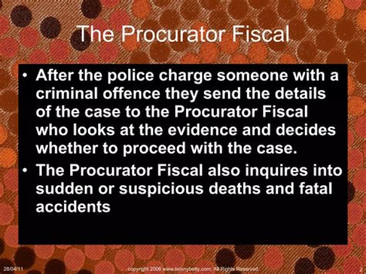 Is a procurator fiscal a lawyer?