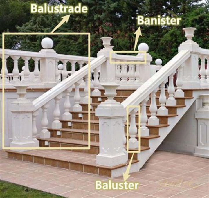 Is balustrade a railing?
