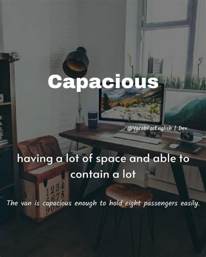 Is capacious a real word?