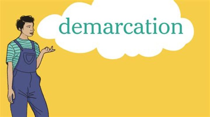 Is demarcation in english word?