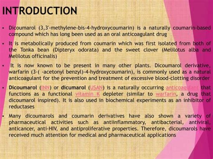 Is dicumarol an anticoagulant?