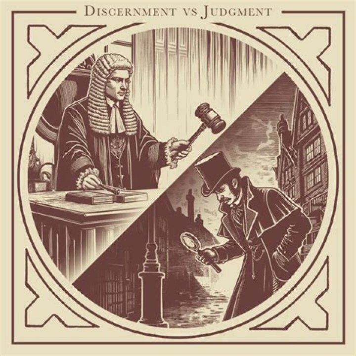 Is discernment the same as judgement?