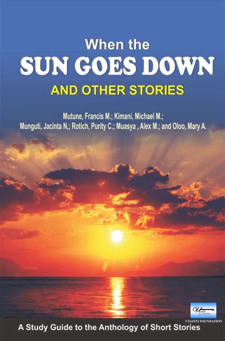 Is dusk when the sun goes down?