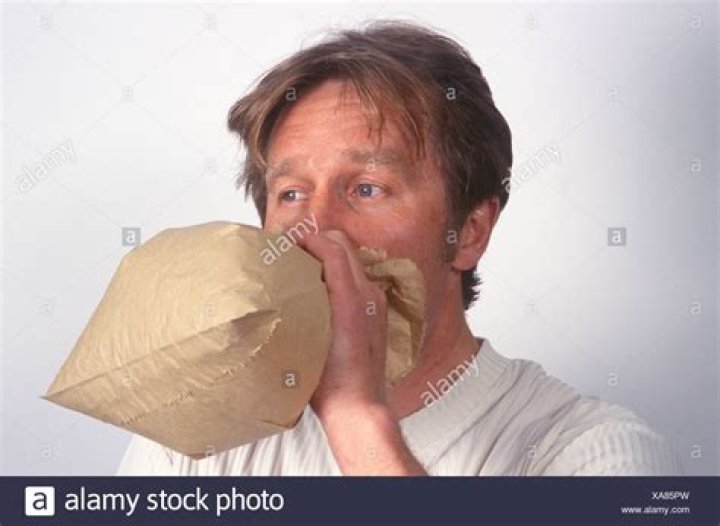 Is exemplified by breathing into a paper bag?