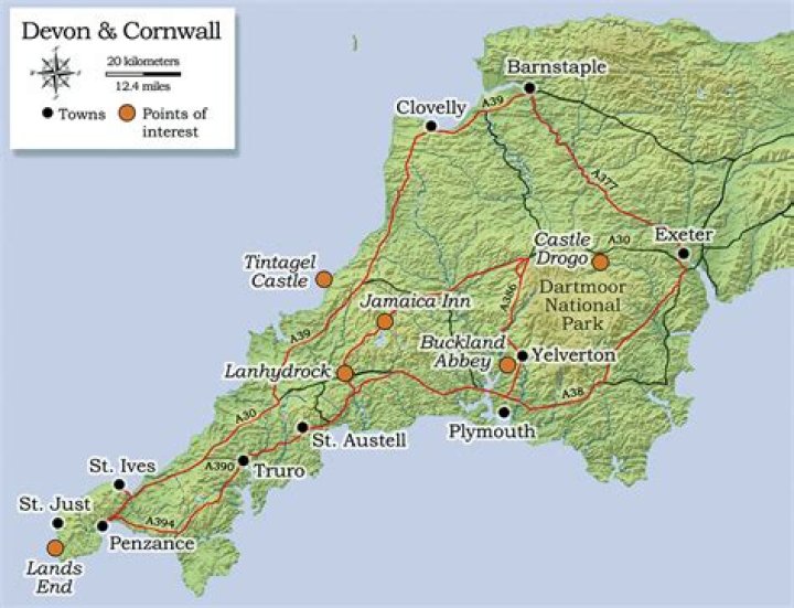 Is fowey in cornwall or devon?