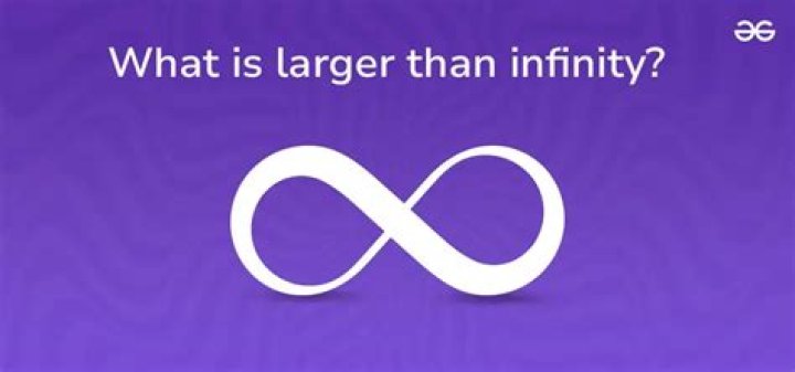Is googolplex bigger than infinity?