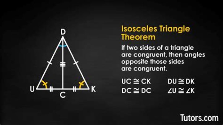 Is isosceles triangle theorem?
