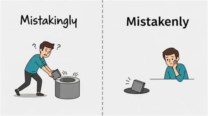 Is it mistakenly or mistakingly?