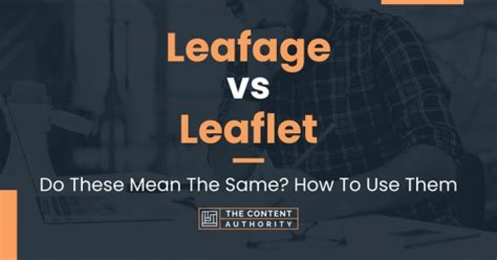 Is leafage the same as foliage?