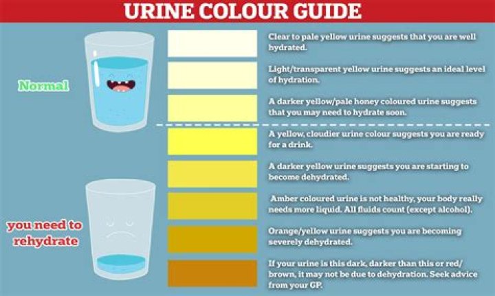 Is lemon colored urine normal?