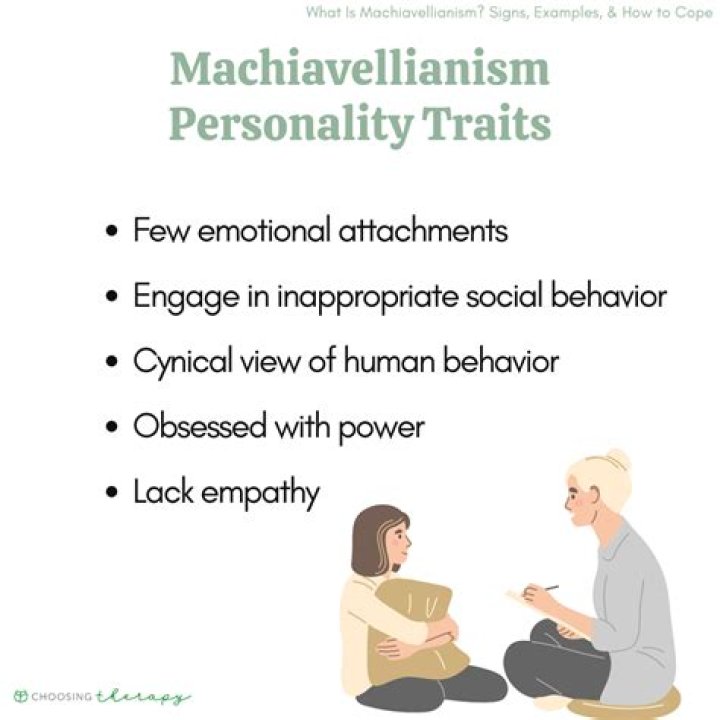 Is machiavellianism a personality disorder?