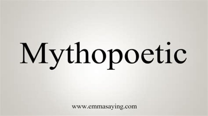 Is mythopoetic a word?