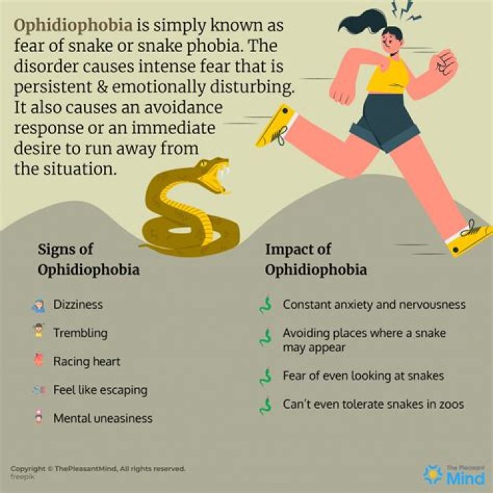 Is ophidiophobia a form of anxiety?
