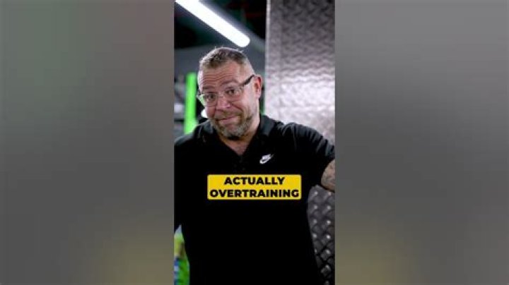 Is overtraining a thing?