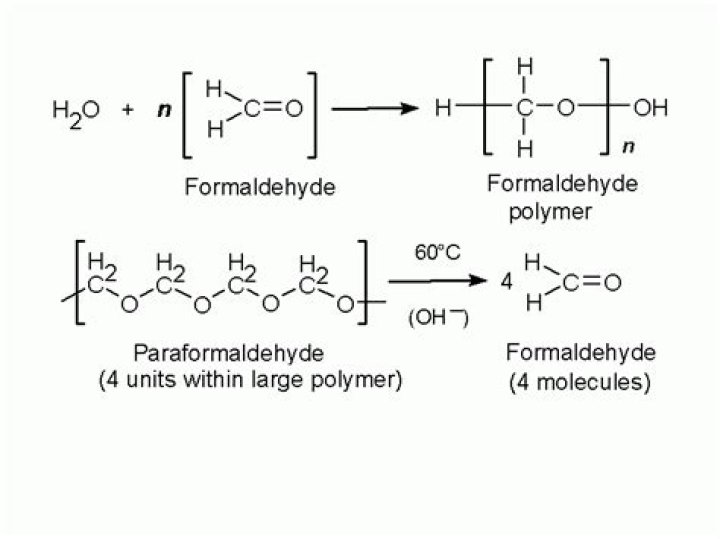 Is paraformaldehyde the same as formaldehyde?