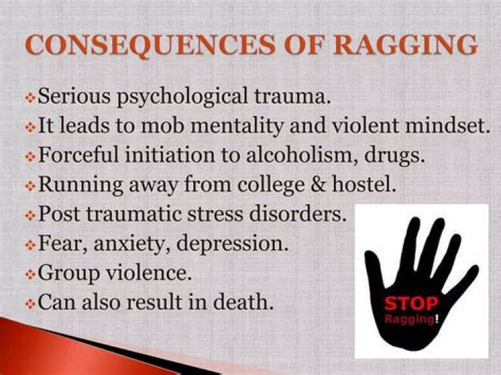 Is ragging a crime?