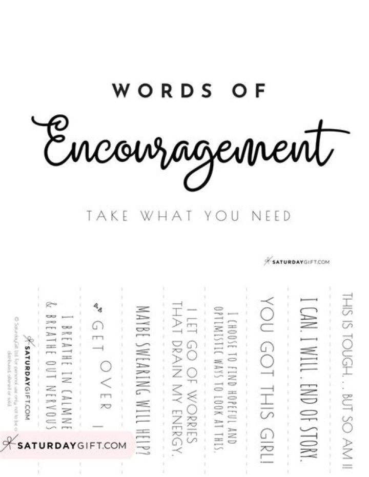 Is re-encouragement a word?