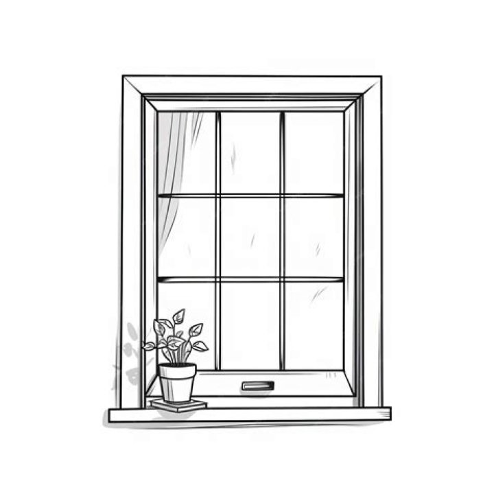 Is rear window in black and white?
